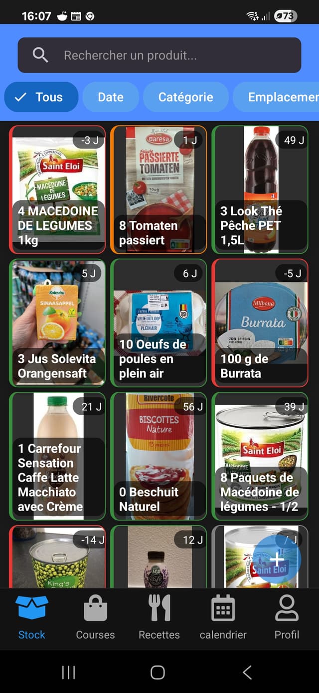 SavePantry - Gestion de stock